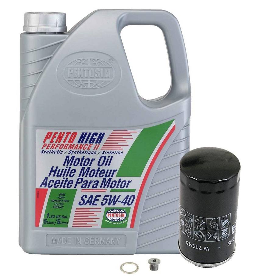 VW Engine Oil Change Kit - (5W-40) (5 Quart)  N91167901